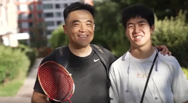 劉建波、劉傲寒父子。北航供圖