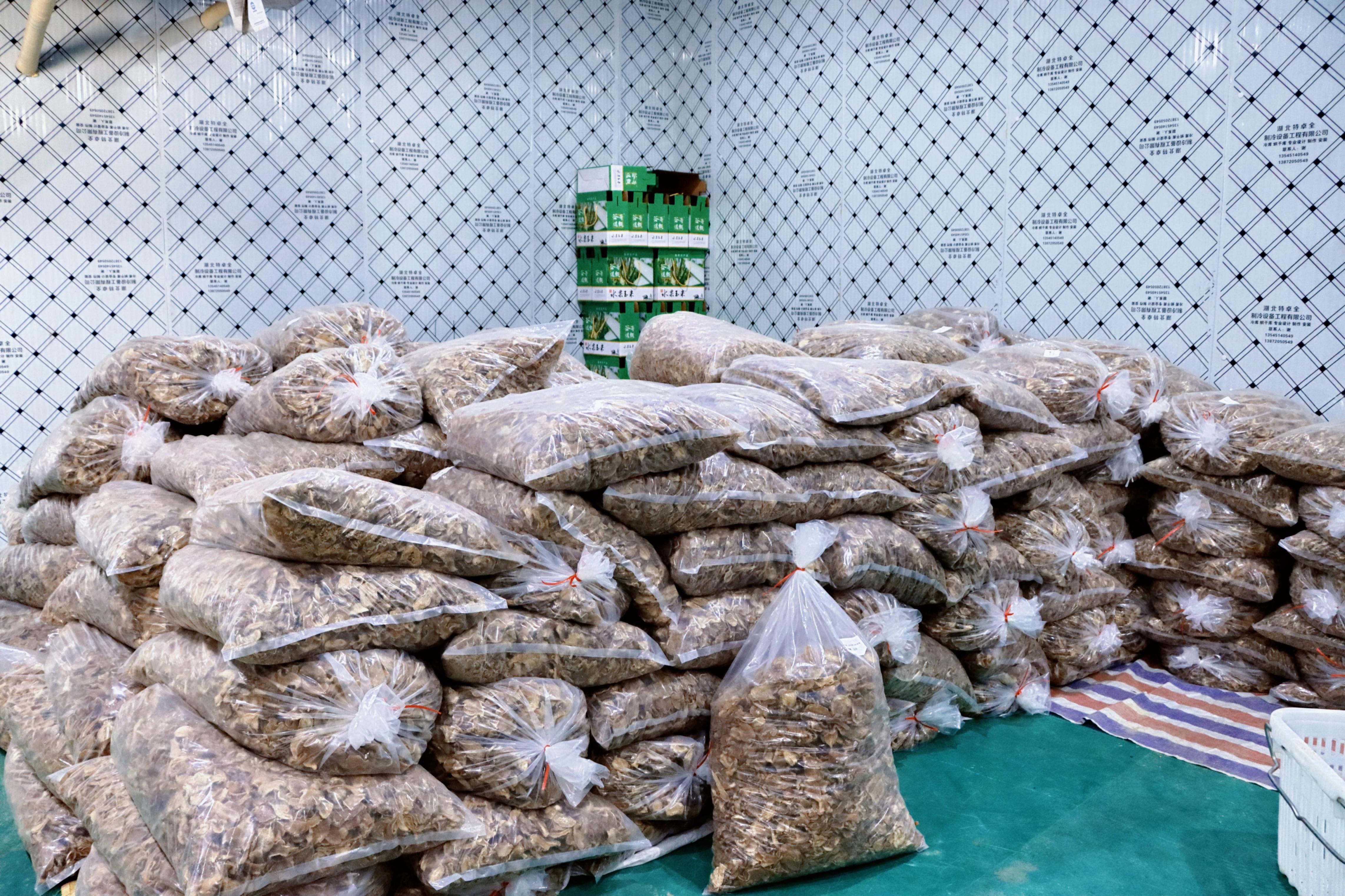 農(nóng)戶(hù)家中存儲(chǔ)的農(nóng)產(chǎn)品。受訪(fǎng)方供圖